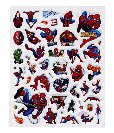 Birthday Twala Spiderman Stickers Set Of 2 Buy Birthday Twala