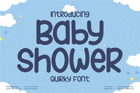 Baby Shower Quirky Handwritten Font Free Display Fonts Fonts
