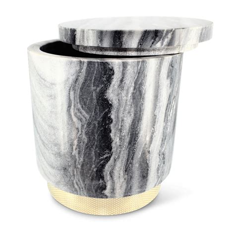 THE FOX ICE BUCKET - Smokey Marble | Mr Pinchy & Co. | Stainless steel plate, Marble, Marble colors