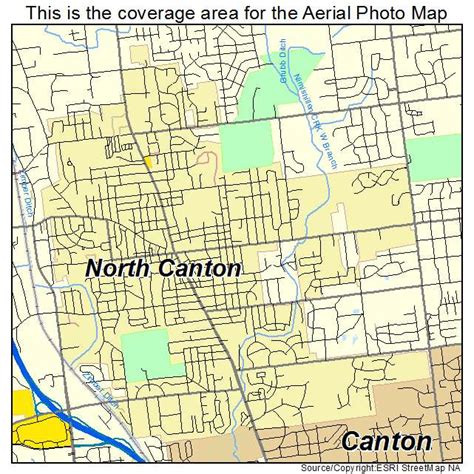 Aerial Photography Map Of North Canton Oh Ohio