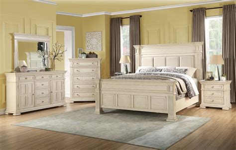 Naples white queen bed by home styles. Dakota White Bedroom Set 5Pc w/Options
