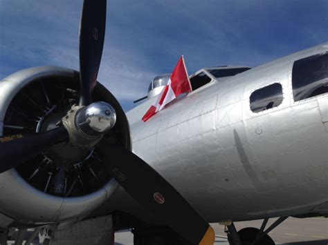 Iconic B 17 Flying Fortress Bomber Visits Calgary Area On Tour