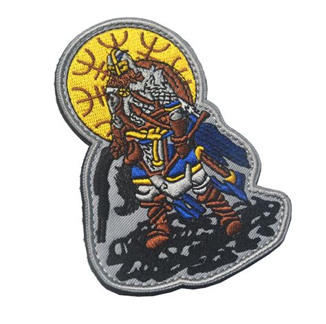 Viking Victory Or Valhal Morale Patch Hook Back Tactical Army