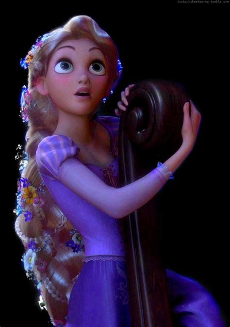 Bolethe Knudsen Disney Princess With Flowers In Her Hair Rapunzel