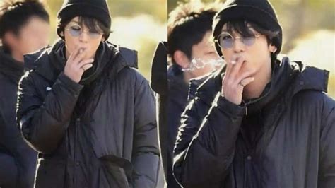 Bts Jungkook S Photos Smoking Cigarette Go Viral Fans Confuse Japanese