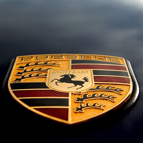 Porsche Logo Ipad Wallpaper Background And Theme