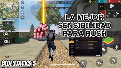 La MEJOR SENSIBILIDAD Para RUSHER Pc FLUIDEZ Bluestacks Msi