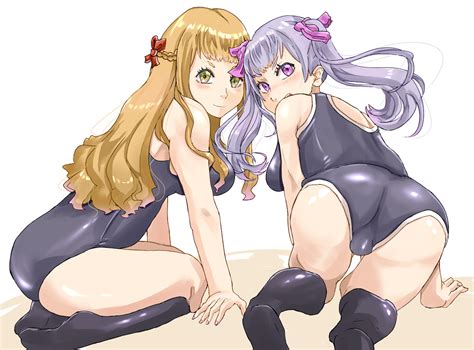 Rule 34 2girls Ass Big Ass Black Clover Cousins Green Eyes Looking At