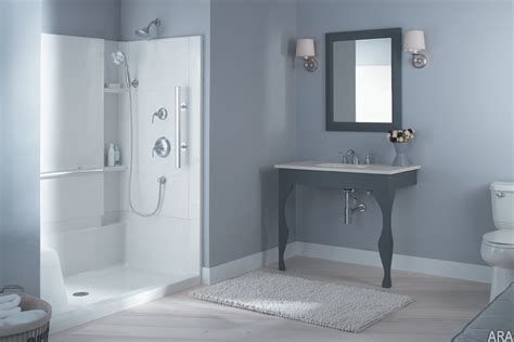 Easy maintenance is also a concern for seniors who wish to age in place. home design idea: Bathroom Designs For Seniors