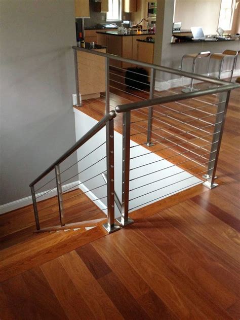 Square Steel And Cable Railing By Indital Stainless Steel Staircase
