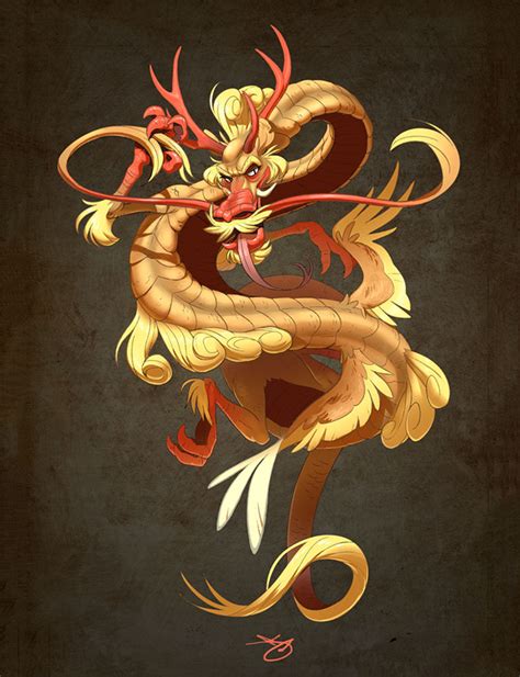 30 Legendary Chinese Dragon Illustrations And Paintings Chinese Dragon