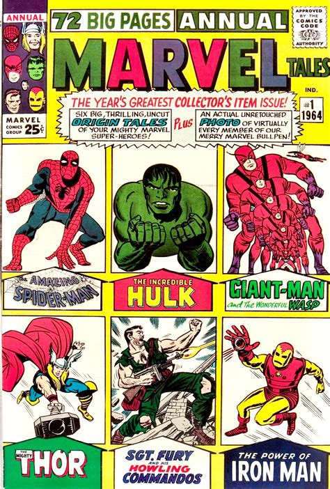 Marvel Tales Annual 1 1964 Marvel Comic Books Comic Books Comic