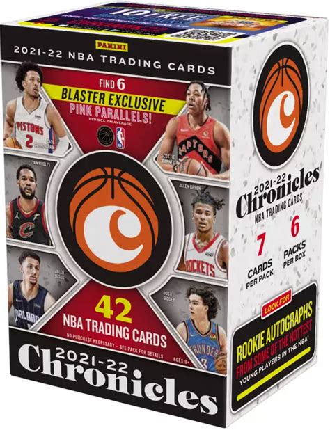Panini 2021 22 Nba Chronicles Basketball Blaster Box Trading Cards Dicks Sporting Goods