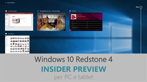 Download E Novità Di Windows 10 Redstone 4 Insider Preview Build 17040