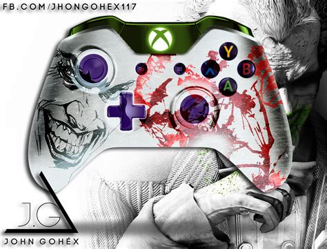 Xbox One Joker Controller By Johngohex On Deviantart