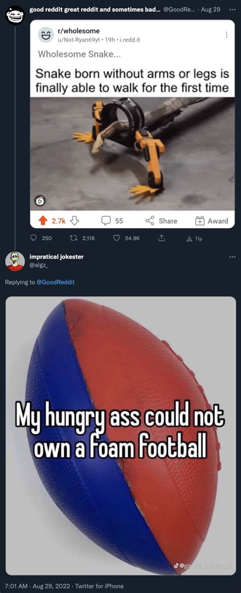 My Hungry Ass Could Not Own A Foam Football Twitter Thread My Hungry Ass Could Not Own A Foam