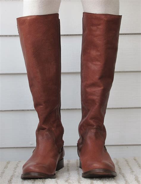 Howdy Slim Riding Boots For Thin Calves Frye Molly Gore Tall
