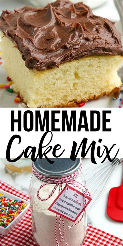 Homemade Cake Mix Recipe Only 5 Ingredients All Things Mamma