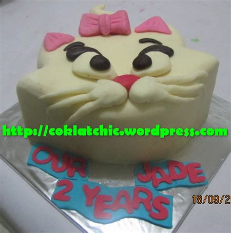 Marie The Cat Coklatchic Cake