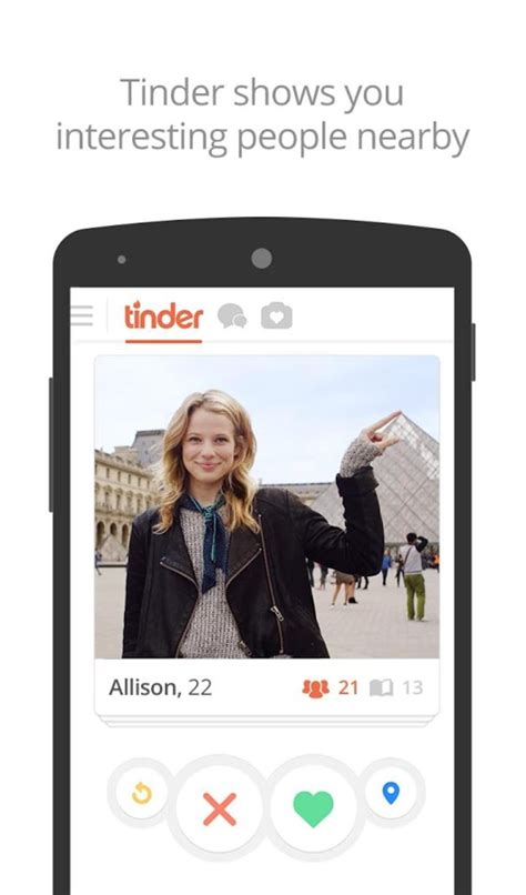 Tinder Dating Make Friends And Meet New People สำหรับ Android ดาวน์โหลด