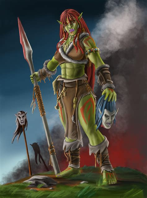 Adrian Arduini Female Orc Barbarian