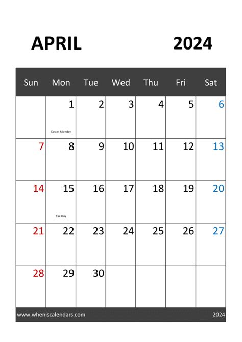 April 2024 Calendar Editable A44031