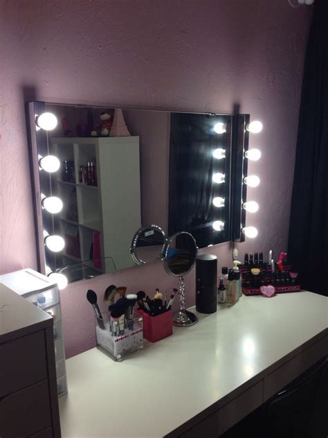 This project costs under £100 Cheap hollywood-style mirror made with stuff from IKEA ...