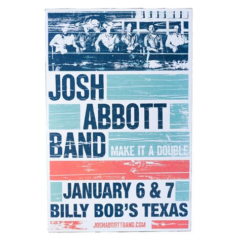 Josh Abbott Band Concerts And Live Tour Dates 2024 2025 Tickets