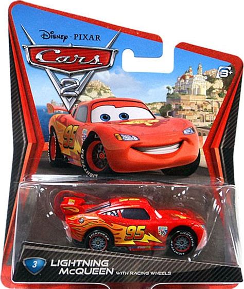 Cars 2 Lightning Mcqueen With Racing Wheels