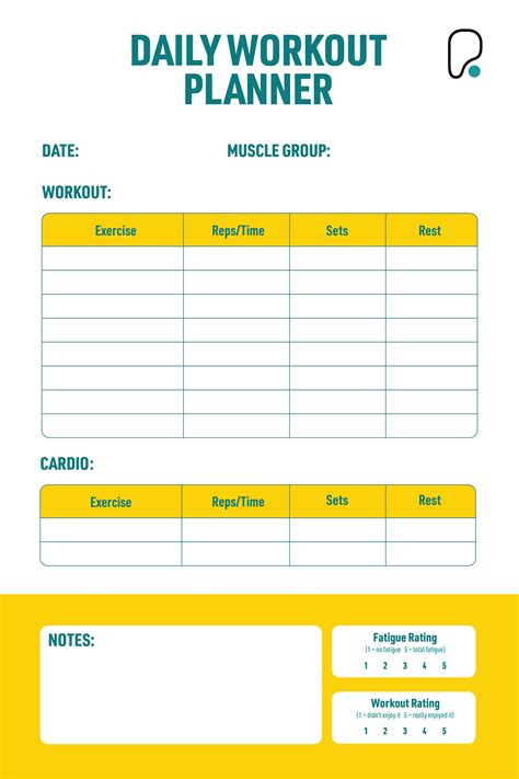 Workout Plan Templates Download Or Make Yourself Puregym