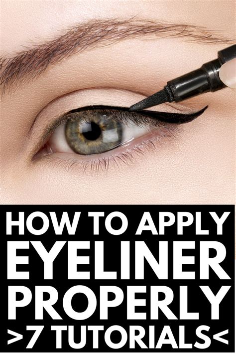 7 Fantastic Tutorials To Teach You How To Apply Eyeliner Properly How