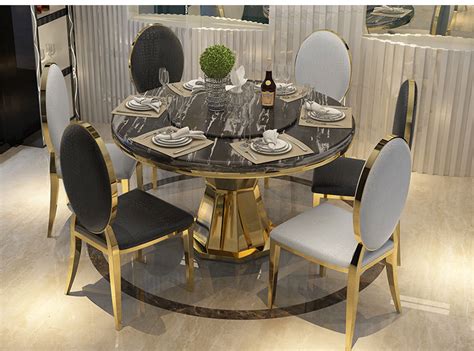 Author mely posted on august 26, 2017. Stainless steel Dining Room Set Home Furniture minimalist ...