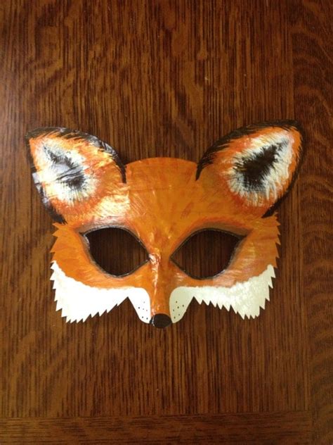 Fox Mask Fox Costume Mr And Mrs Fox Fox And By Highmooncreations