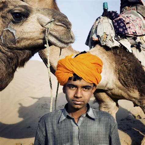 Indian Boy With His Camels Premium Photo Rawpixel
