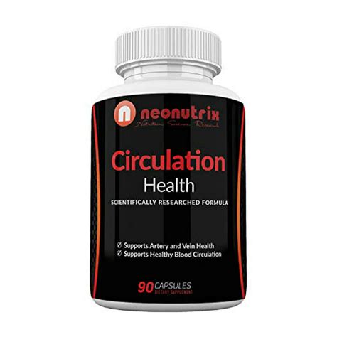 Blood Circulation Health Supplement For Vein Health And Artery Health L