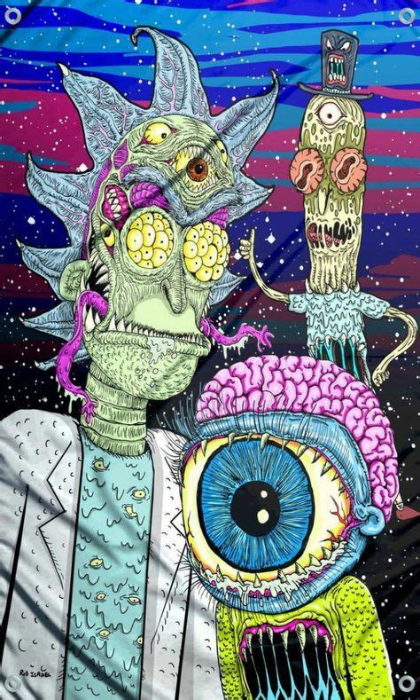 My Background In 2021 Psychedelic Art Rick And Morty Art