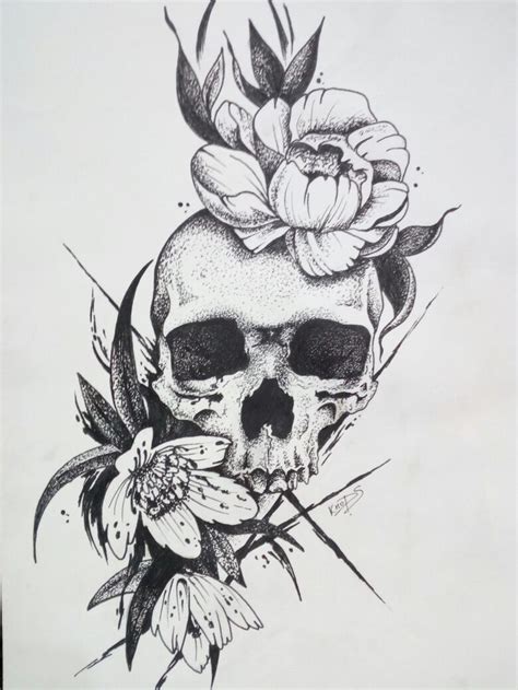Пин от пользователя knops на доске knops_art | Рисунки черепа, Рисунки