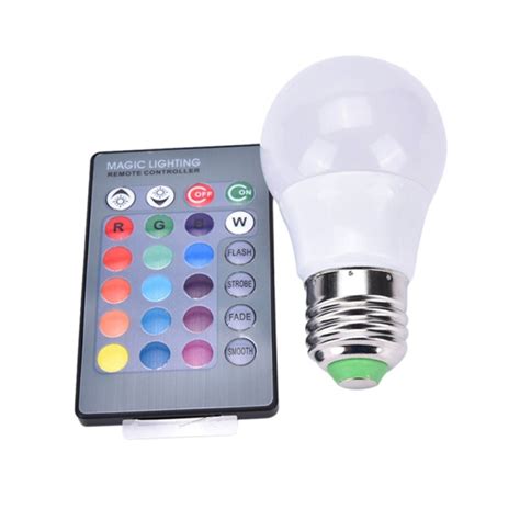 New E27 Led Light Bulb 35w Rgb Color Changing Led Lamp Dimmable With