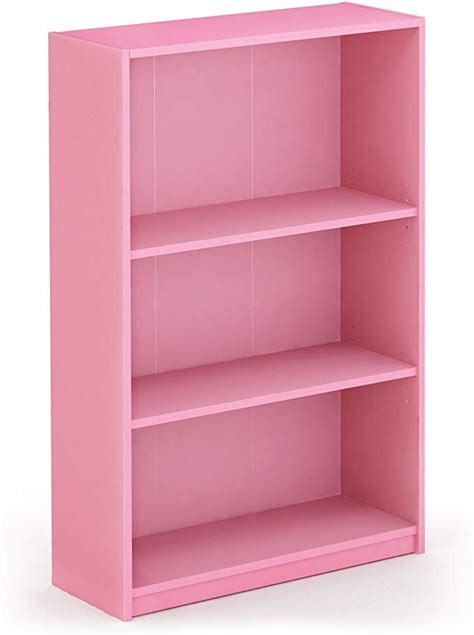 Furinno Jaya Simple Home 3 Tier Adjustable Shelf Bookcase