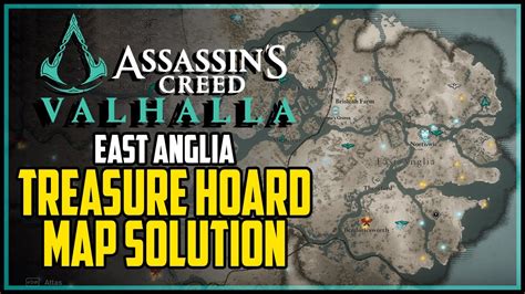 East Anglia Treasure Hoard Map Solution Assassins Creed Valhalla Youtube