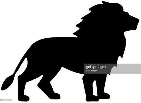 Lion Silhouette High Res Vector Graphic Getty Images