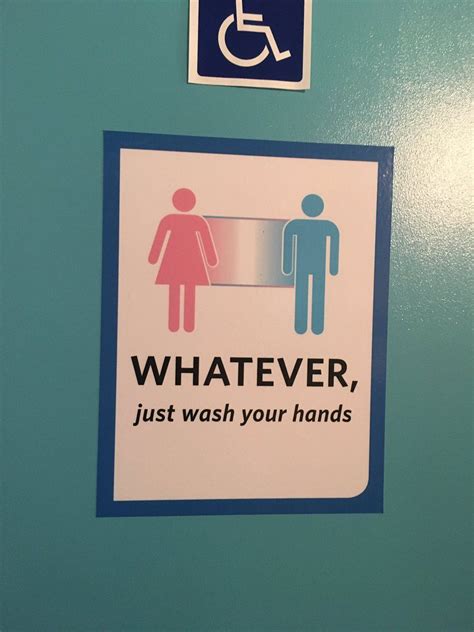 Funny Transgender Bathroom Sign