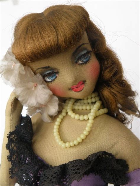 Vintage Japanese Cloth Pressed Face Pose Doll 18 Flamenco Sexy Dress Big Eyes Pose Dolls