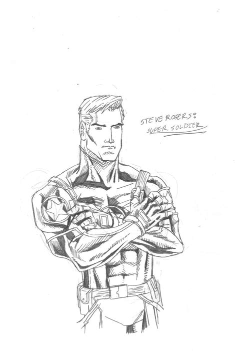 Steve Rogers Super Soldier By Tehopefulcomicartist On Deviantart