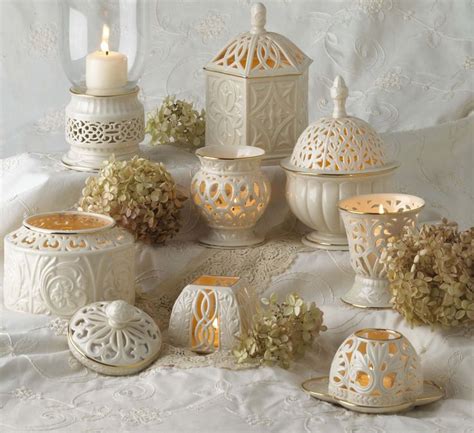 Illuminations Pierced Ceramic Candle Jars Votive Holders And Candle