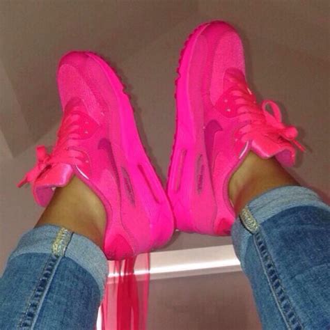 Shoes Hot Pink Nike Air Max 90 Pink Air Max Pink Shoes Pink Air