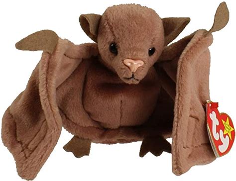 Ty Beanie Baby Batty The Bat Brown 8 Inch Plush Toy Retired