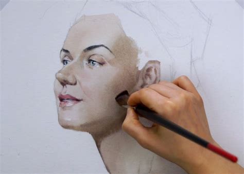 How To Paint A Portrait In Watercolor Watercolor Academy