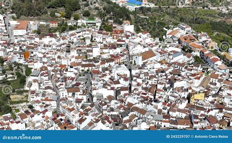 Aerial View Of The Municipality Of Monda In The Province Of Malaga