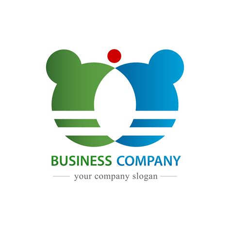 Business Company Logo Vector Commercial And Trading Concept White